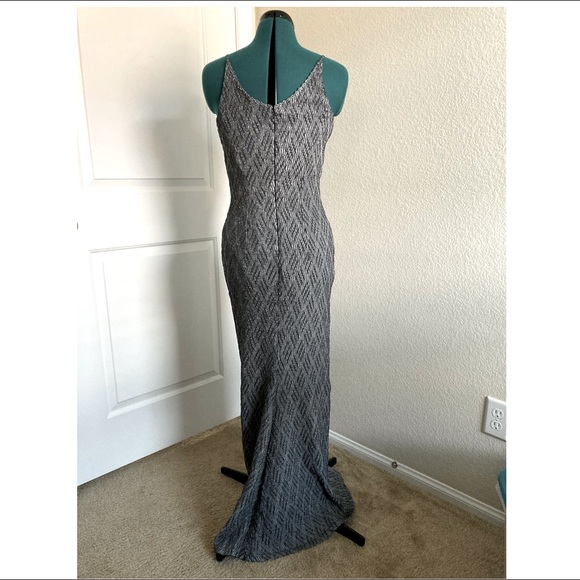 Vintage Scott McClintock Duo-Tone Metallic Shimmer Dress - Picture 3 of 6